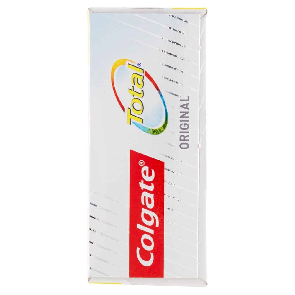 Colgate dentifricio Total Original, protegge dai batteri lingua, guance e gengive bitubo 2x75ml